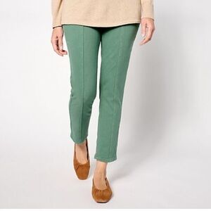 Isaac straight leg knit jeans.